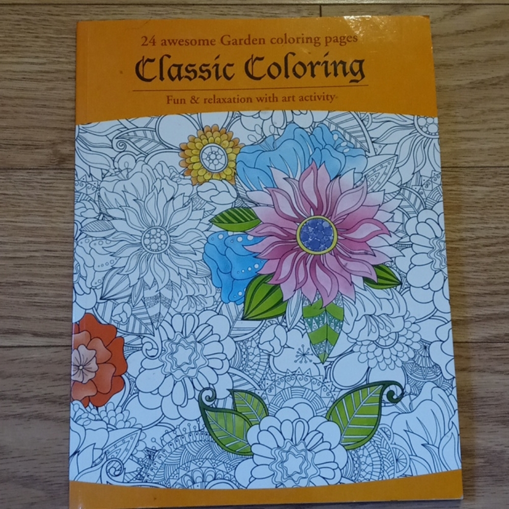 Adult coloring book